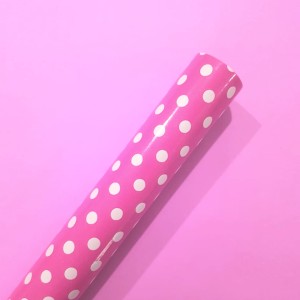 PAPEL A LUNARES ROSA